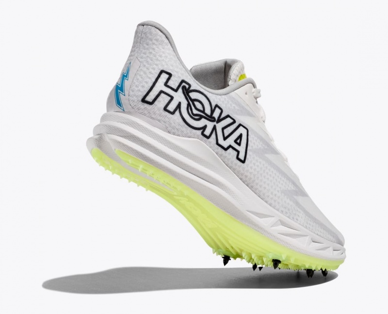 White HOKA Crescendo MD Men's Track Spikes | 459283YSI