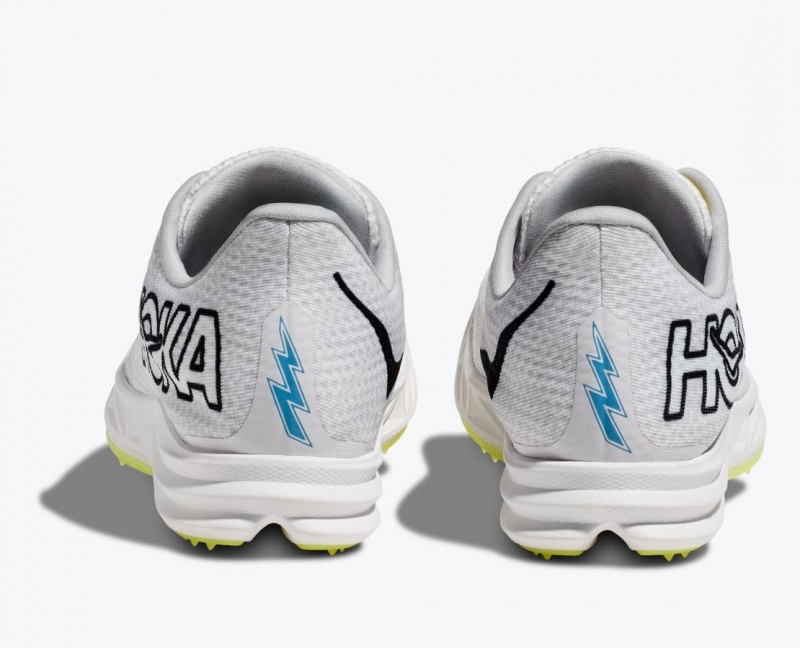 White HOKA Crescendo MD Men's Track Spikes | 459283YSI