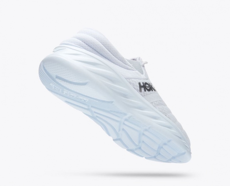 White HOKA Ora Recovery 2 Women's Slip On Shoes | 307615HMQ