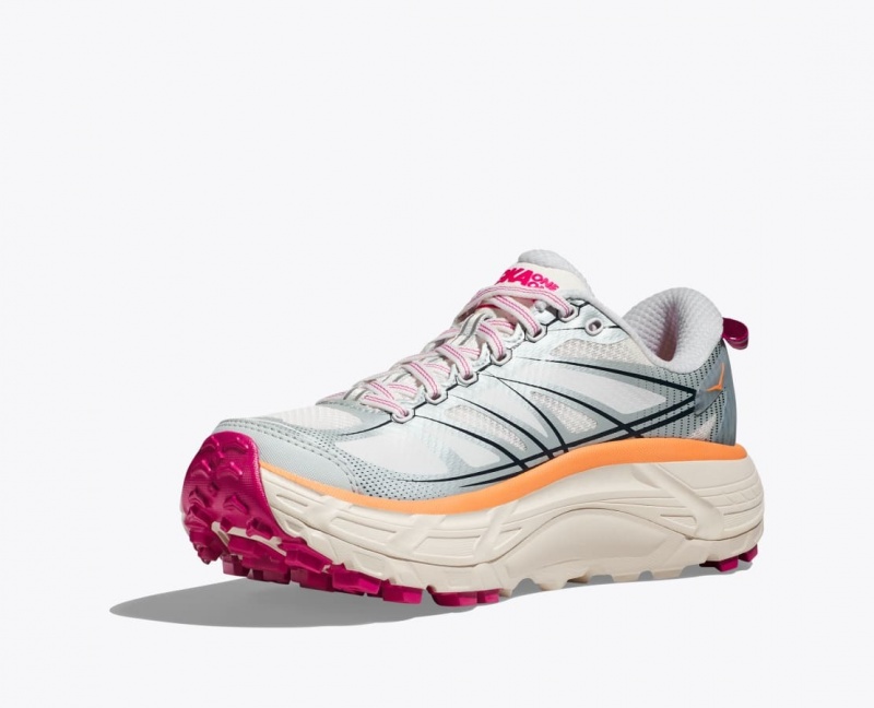 White / Grey / Orange HOKA Mafate Speed 2 Women's Sneakers | 342615JGP